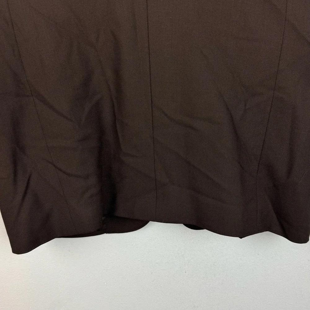 Canali Mens 34R Black Travel Water Resistant Wool Two Button Blazer Sport Coat